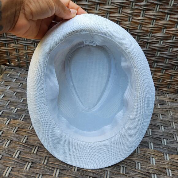 100% Paper Fedora Light Weight Hat Pink Flamingos Design Sz 59 (Medium) Summer - Picture 7 of 8